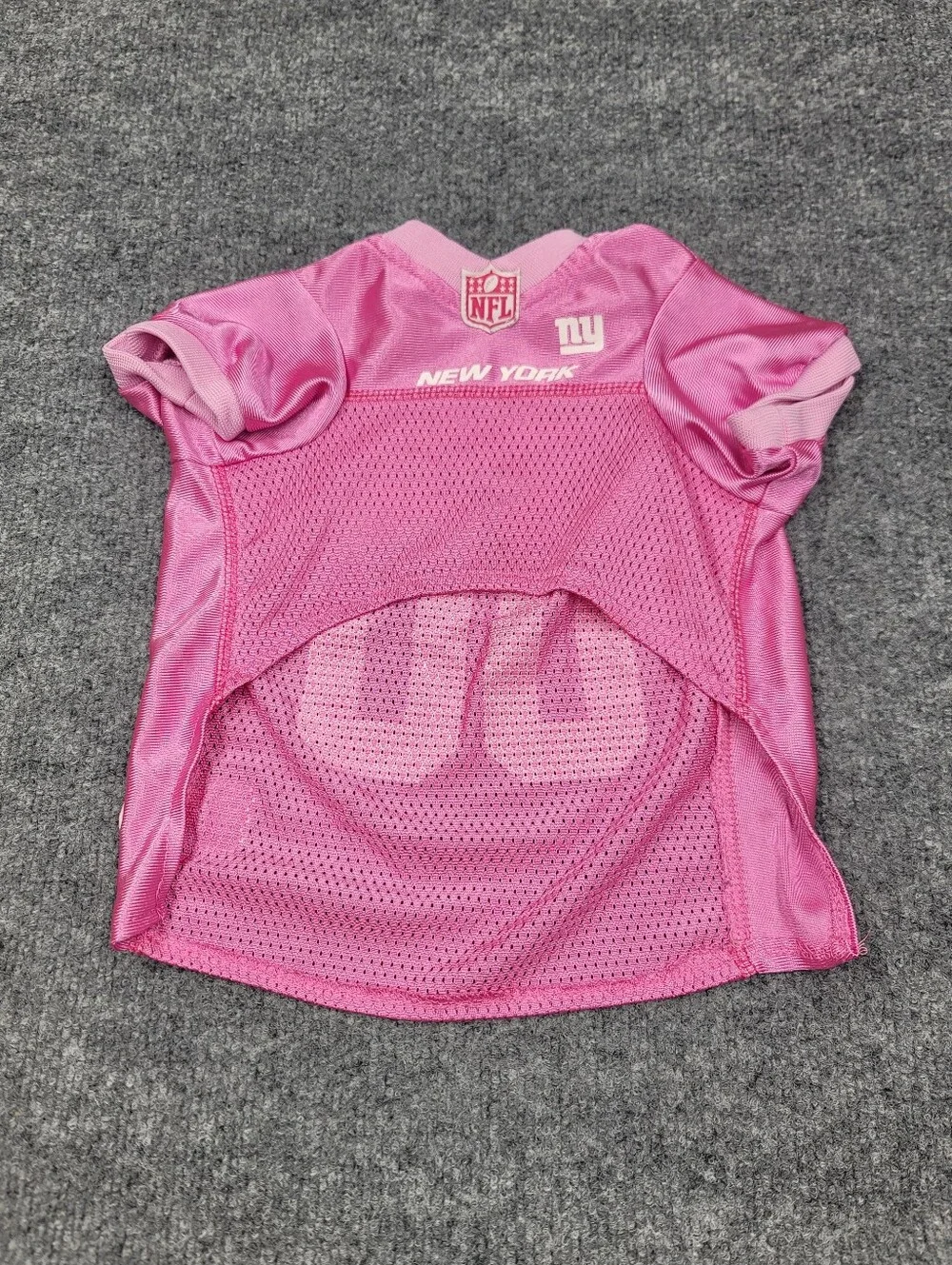 New York Giants Licensed NFL Pets First Jersey Mesh Pink